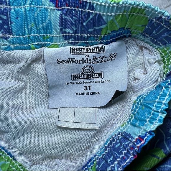 Lot of 3 Boys 3T Nike Track Jacket, Tommy Bahama Tee, Cookie Monster Swim Trunks - Picture 12 of 13